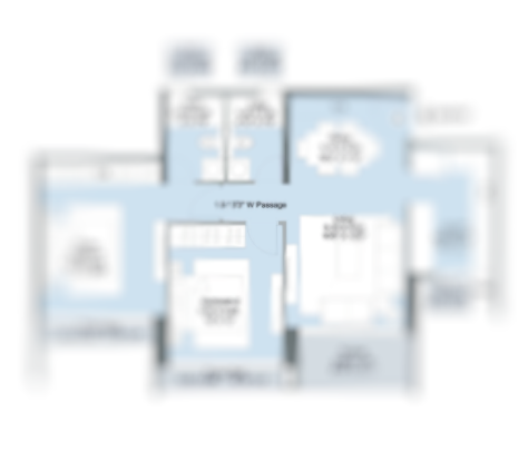 Ajmera Versova Andheri West 2BHK Plan