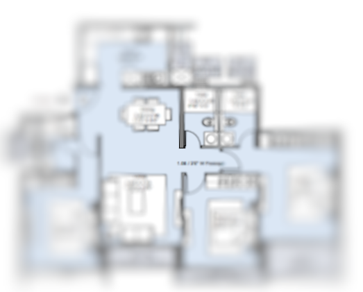 Ajmera Andheri West 3BHK Plan