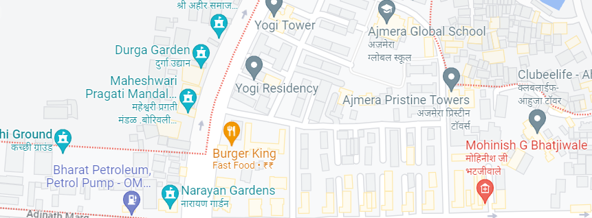 Ajmera Borivali West Location