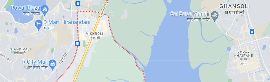 Ajmera Vikhroli East Project Location